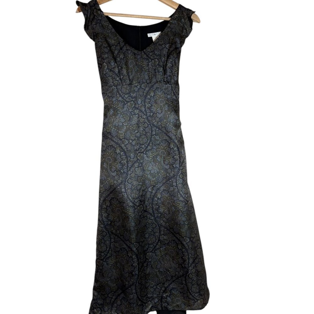 Barneys New York 100% Silk Vintage Dress Womens Size 10